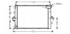 Радіатор, охолодження двигуна AVA COOLING AU2152 (фото 1)