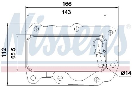 AVA LAND ROVER Оливний радіатор (без корпуса) DEFENDER 2.0 19-, DISCOVERY SPORT 2.0 14-, RANGE ROVER EVOQUE 2.0 18-, JAGUAR AU3367