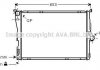 Радіатор охолодження двигуна BMW X3e83 MT/AT AVA AVA COOLING BW2304 (фото 1)