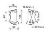 AVA BMW Оливний радіатор (без корпуса) 1 F20, 2, 3 F30, 4, 5 F10, X1 E84, X3 F25, X5 F15 2.0d AVA COOLING BW3553 (фото 1)