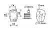 AVA BMW Оливний радіатор 1 E87, 3 E46/90, 5 E60, X3 E83 2.0d AVA COOLING BW3555 (фото 1)