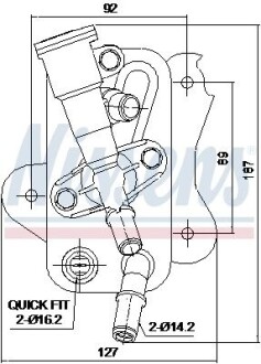 AVA BMW Оливний радіатор 3 (E90), 5 (F10), 5 Touring (F11), 7 (F01, F02, F03, F04), X5 (E70), X6 (E71, E72) BW3660