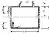 Радіатор кондиціонера AVA COOLING BW5147 (фото 1)