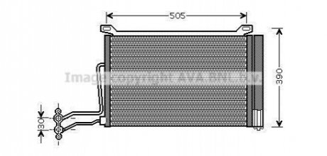 Радиатор кондиционера AVA COOLING BW5264D (фото 1)