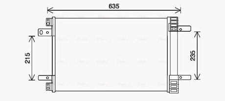 Радіатор кондиціонера AVA COOLING CN5311D (фото 1)