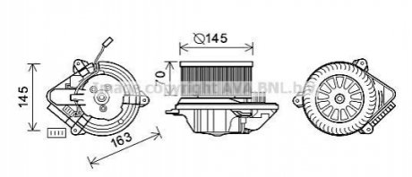 Вентилятор салону CN8503