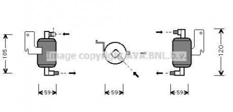 Осушувач,кондиціонер AVA COOLING CND186 (фото 1)