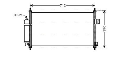 Радиатор кондиционера DN5263D