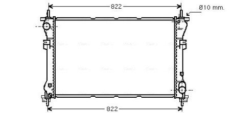 Радіатор охолодження двигуна FD2320