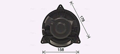 Вентилятор отопителя салона Ford Mondeo (01-07) , Focus (99-04) (FD8653) AVA