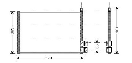 Радиатор кондиционера FDA5328