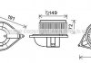 Вентилятор обігрівача салону Fiat Ducato (94-06) AVA AVA COOLING FT8426 (фото 1)