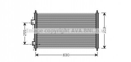 Радіатор кондиціонера AVA COOLING HD5165 (фото 1)