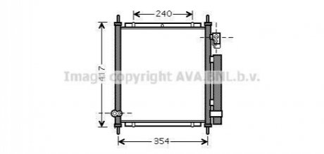 Радіатор кондиціонера AVA COOLING HD5197D (фото 1)