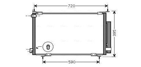 Радиатор кондиционера HD5201D