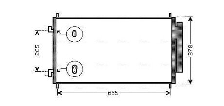 Радиатор кондиционера HD5214D