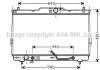 Радіатор охолодження двигуна HYUNDAI SANTA FE 20TD AT 03-06 (Ava) AVA COOLING HY2114 (фото 1)