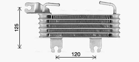 AVA HYUNDAI Оливний радіатор SANTA FE I 2.0, 2.4, 2.7 01- AVA COOLING HY3500 (фото 1)