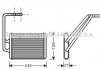 Радіатор обігрівача салону Hyundai Elantra(00-), Coupe (01-) AVA AVA COOLING HY6121 (фото 1)