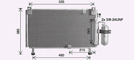 Радіатор кондиціонера IS5032D