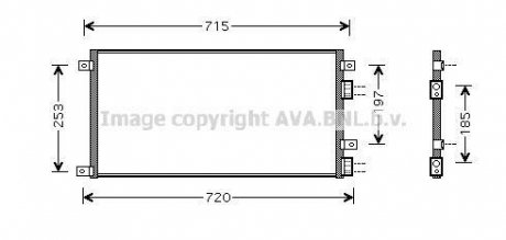 Радiатор AVA COOLING IVA5058 (фото 1)