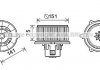 Вентилятор обігрівача салону Kia Cerato 1.6i 2.0i (04-) AVA AVA COOLING KA8247 (фото 1)
