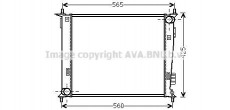 Радіатор AVA COOLING KAA2143 (фото 1)
