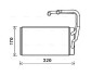 AVA KIA Радіатор опалення OPIRUS 3.5, 3.8 03- AVA COOLING KAA6263 (фото 1)