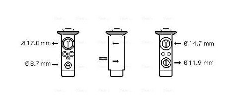 Клапан розширювання AVA COOLING MS 1093 (фото 1)