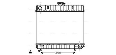 Радиатор охлаждения двигателя AVA COOLING MS2042 (фото 1)