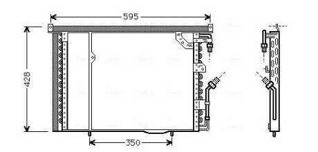 Радіатор кодиціонера MS5195