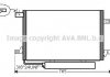 Радиатор кондиционера MERCEDES A-CLASS W169/B-CLASS W245 (AVA) AVA COOLING MSA5579D (фото 1)