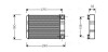 Радиатор печки AVA COOLING MSA6312 (фото 1)