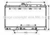 Радиатор охлаждения двигателя Mitsubishi Lancer 1,6i 2,0i 03>07 AT AC+/- AVA COOLING MT2214 (фото 1)