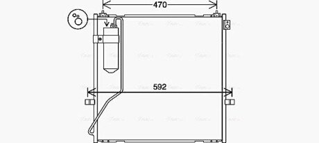 Радиатор кондиционера MT5269D