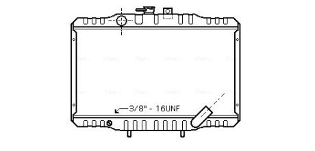 Радіатор охолодження двигуна MTA 2062