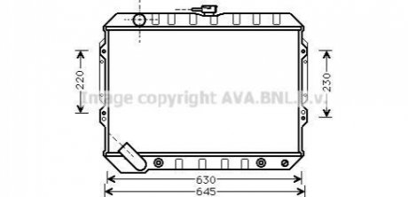 Радіатор AVA COOLING MTA2089 (фото 1)