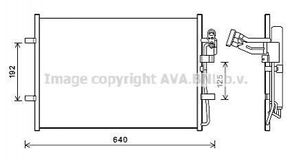 Радіатор кодиціонера AVA COOLING MZ5281D (фото 1)