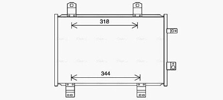 Радіатор кондиціонера MZ5284