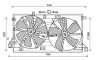 AVA MAZDA Вентілятор радіатора 3 1.6 08-14 AVA COOLING MZ7550 (фото 1)