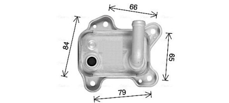 AVA OPEL Масляний радіатор Corsa C, Combo Tour, Meriva 1.7CDTI 03- OL3716