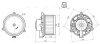 Вентилятор обігрівача салону Chevrolet Cruze (09-), Malibu (11-16)/Opel Insignia (09-17), Meriva (10-17) AVA AVA COOLING OL8752 (фото 1)