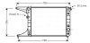 AVA OPEL Радіатор охолодження двиг. OMEGA B 2.0 94- AVA COOLING OLA2201 (фото 1)