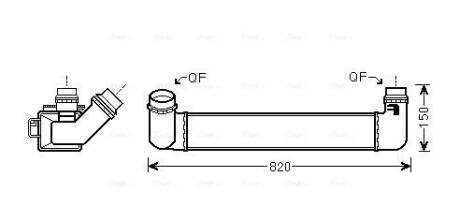 AVA RENAULT Інтеркулер Fluence 1.5dCi/2.0 16V 10- AVA COOLING RTA4461 (фото 1)