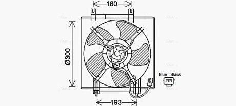 Вентилятор радіатора SU7517