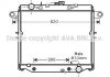 Радиатор охлаждения двигателя Toyota LC100 (98-08) 4,2d AT AVA AVA COOLING TO2378 (фото 1)