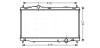 AVA LEXUS Радіатор охолодження двиг. GS 300, 350, 450 05- AVA COOLING TO2495 (фото 1)