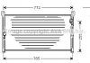 Радіатор кондиціонера AVA COOLING TO5130 (фото 1)