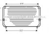 Радіатор кондиціонера AVA COOLING TO5202 (фото 1)