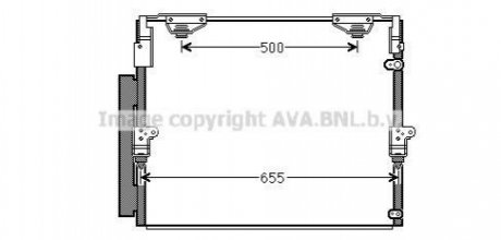 Радіатор кодиціонера AVA COOLING TO5560D (фото 1)